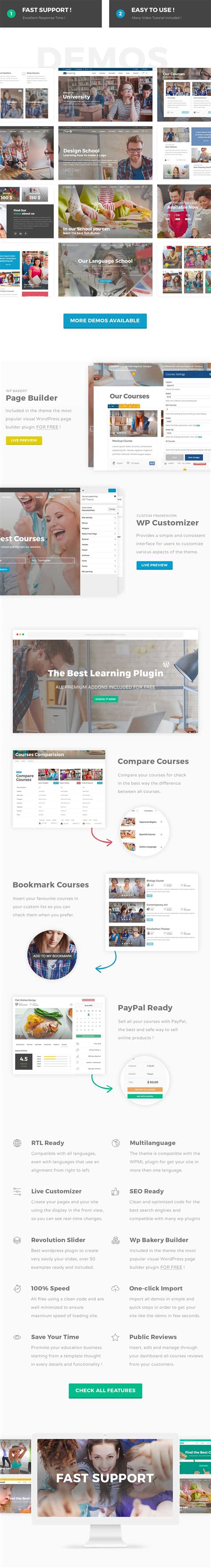 Update the theme – EDUCATION PACK .
